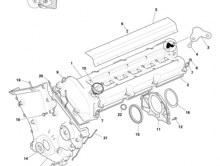 Photo of Valve cover assy RH 4G4E 6582…