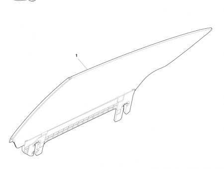 Photo of Glass Rear Door Window Tinted RH AD43 F25828…