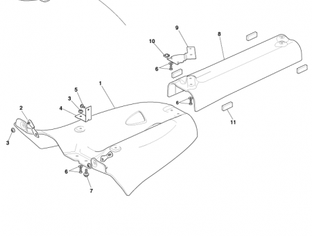 Photo of Heatshield Tunnel Rear AD43 4A380…
