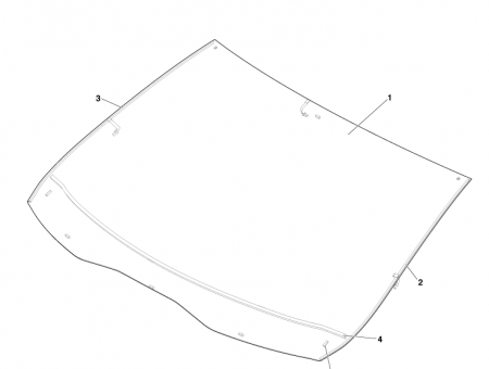 Photo of WINDSCREEN FRONT ED33 76…