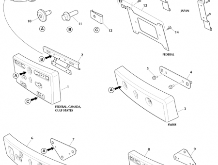 Photo of Plinth Assembly Licence Plate KD43 17A835…