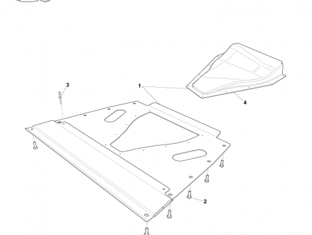 Photo of Undershield Rear AD43 17C857…