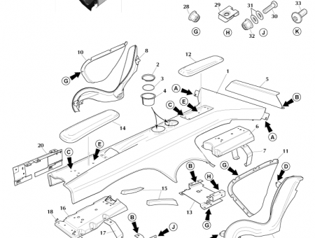 Photo of Reinforcement Bracket Rear KD43 044D58…