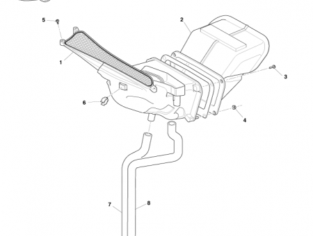 Photo of Duct assy heater air inlet 4G43 18A622…