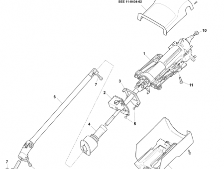 Photo of SHAFT ASSEMBLY STEERINGCOLUMN 4G43 3C662…