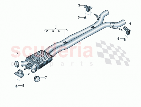 Photo of Exhaust pipe with front silencer D MJ 2023…