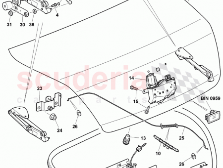 Photo of Rear lid hinge 3W5 827 301…