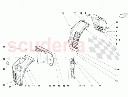 Photo of FENDER ADJUSTMENT BRACKET INNER…
