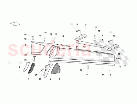 Photo of FRONT RIGHT SIDE MEMBER ASSEMBLY…