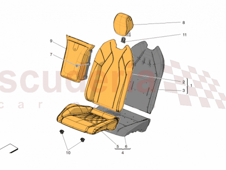 Photo of LH REAR HEADREST ASSEMBLY…