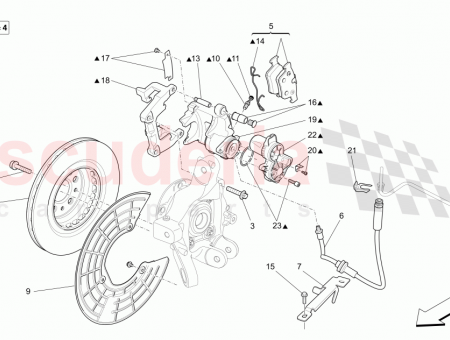 Photo of Rear Brake Pads Kit F C 04…