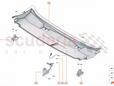 Photo of LOCATING BLOCK STOWAGE AREA SPIDER…