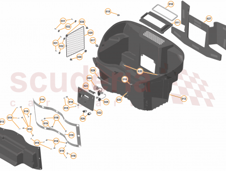 Photo of Luggage Bin Fixing Cap Perimeter LH…