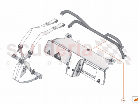 Photo of SIDEPLATE RH FIXED PASS 6PT HARNESS DF…