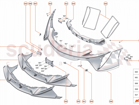 Photo of ASSY BUMPER FRONT LWR CAM VCF NO MSO…