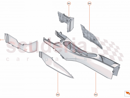 Photo of ASSY TUNNEL CONSOLE WITHOUT ALARM…