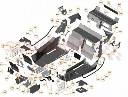 Photo of NVH Pad HVAC Shroud RHD RH…