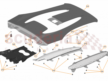 Photo of Mesh Rear Deck LH Spider…