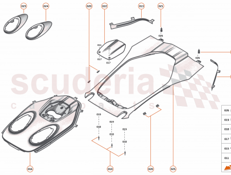 Photo of ASSY DECK MESH FINISHER SPIDER RH…