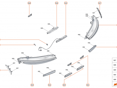 Photo of ASSY LAMP CHMSL WING LT…