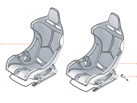 Photo of RACE SEAT RHD ADJUSTABLE PASSENGER…