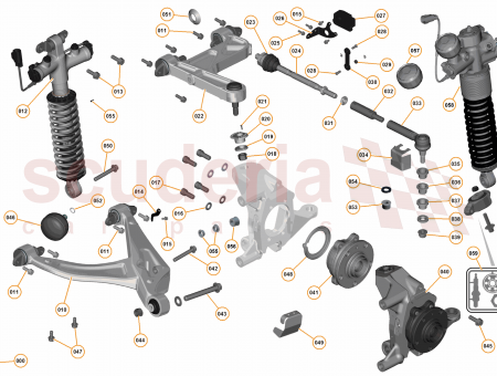 Photo of Bracket Wishbone Displacement Sensor Rear RH…