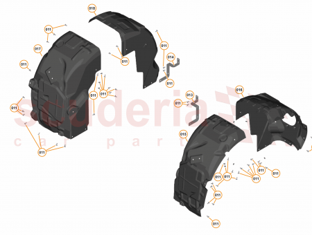 Photo of Bracket Wheel Arch Liner Upper RH…