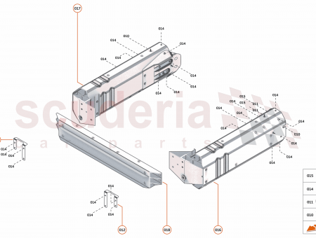 Photo of BRACKET BUMPER MOUNTING FRONT RH…