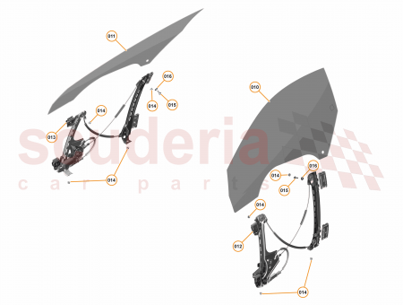 Photo of Door Glass Spider RH…