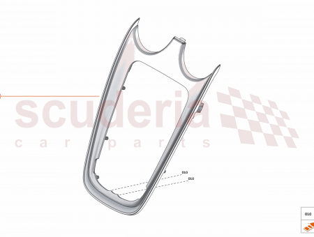 Photo of ASSY CONSOLE BEZEL PAINT…