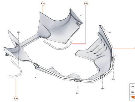 Photo of ASSY RR ENGINE SURROUND PNL…