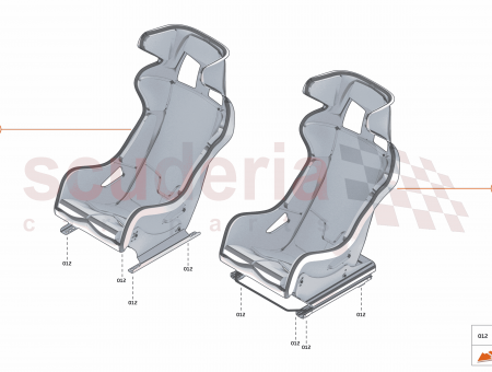 Photo of ASSY RACE SEAT PASS MED FIXED…