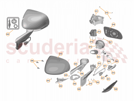 Photo of Wiring Harness Door Mirror RH…