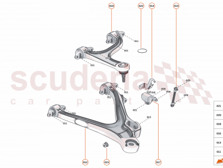 Photo of BRACKET WISHBONE DISPLACEMENT SENSOR REAR LH…