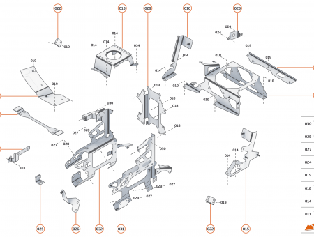 Photo of BRACKET INFOTAINMENT CONTROL UNIT HIGH LINE…