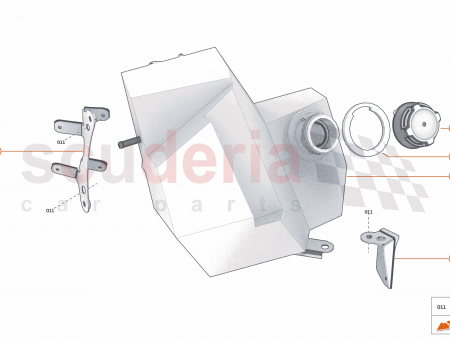 Photo of BRACKET HEADER TANK LOWER…
