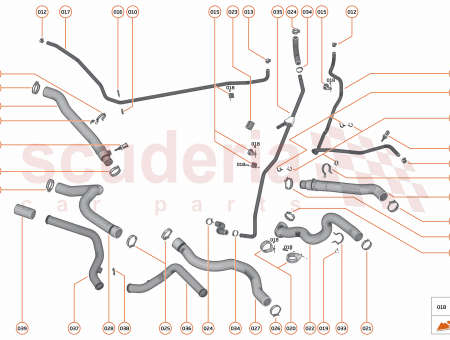 Photo of DK PIPE RAD UPR INBOARD LH…