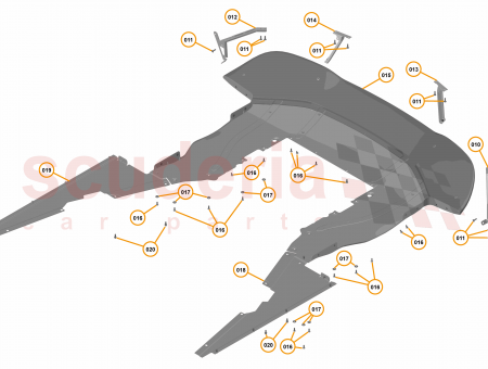 Photo of BRACKET DIFFUSER CENTRE LH…