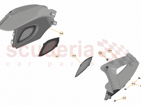 Photo of Speaker Grille Rear Quarter Trim High Line LH…