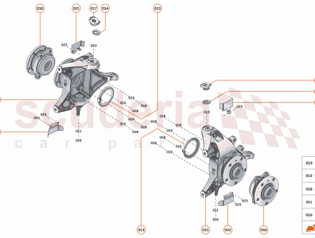 Photo of UPRIGHT SUSPENSION REAR LH…