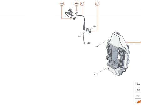 Photo of OPT BRAKE CALIPER NOPAD 4POT CCM R RR…