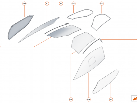 Photo of DOOR GLASS POLYCARBONATE FRONT…