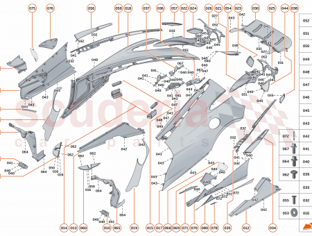 Photo of ASSY FENDER LWR DUCT LH…