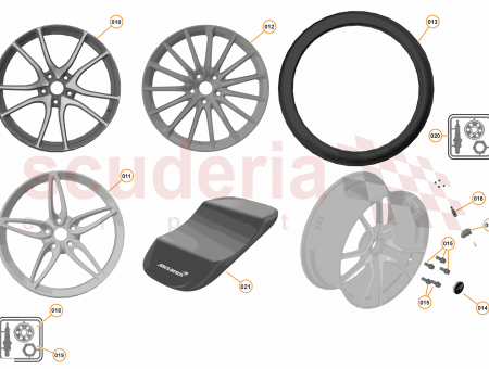 Photo of Wheel GT Variant 19x8 0 Front…