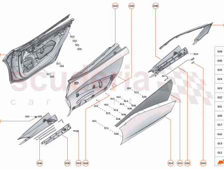 Photo of INSERT COVER WINGLET DOOR CARBON LH…