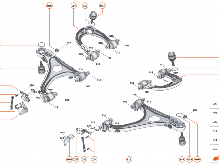 Photo of BRACKET DISPLACEMENT SENSOR FRONT LH…