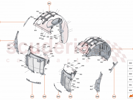 Photo of WHEEL ARCH LINER FRONT FRONT RH…