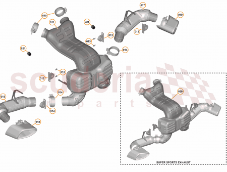 Photo of Tailpipe incl Heatshield Super Sports RH…