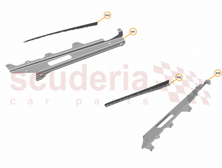 Photo of BRACKET REAR QUARTER GLASS LH…