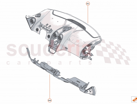 Photo of ASSY UPPER FACIA RHD HL NON PDC…